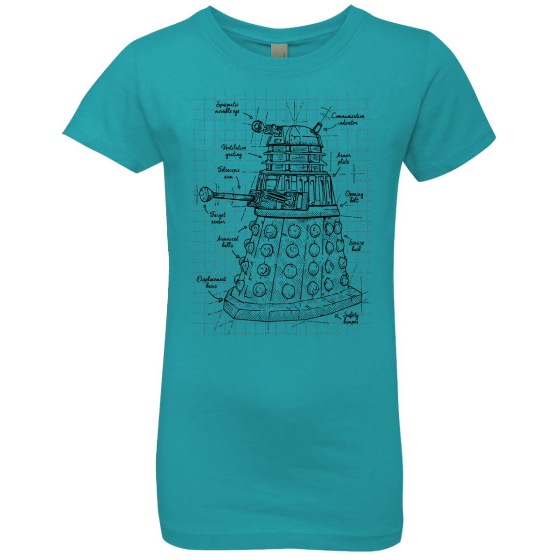 Dalek Plan Girls Premium T-Shirt