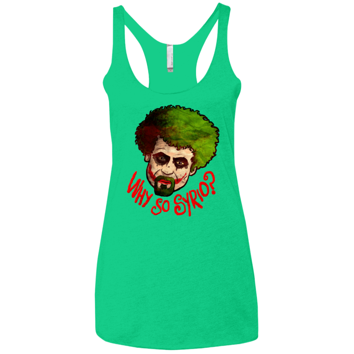 Why So Syrio Women's Triblend Racerback Tank