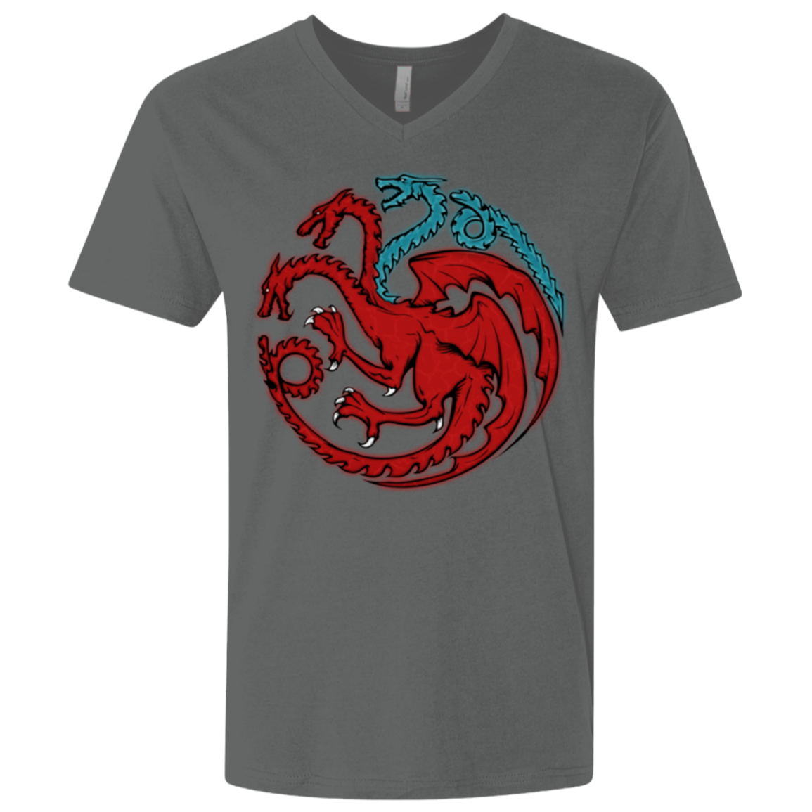 Trinity of fire and ice V2 Men's Premium V-Neck