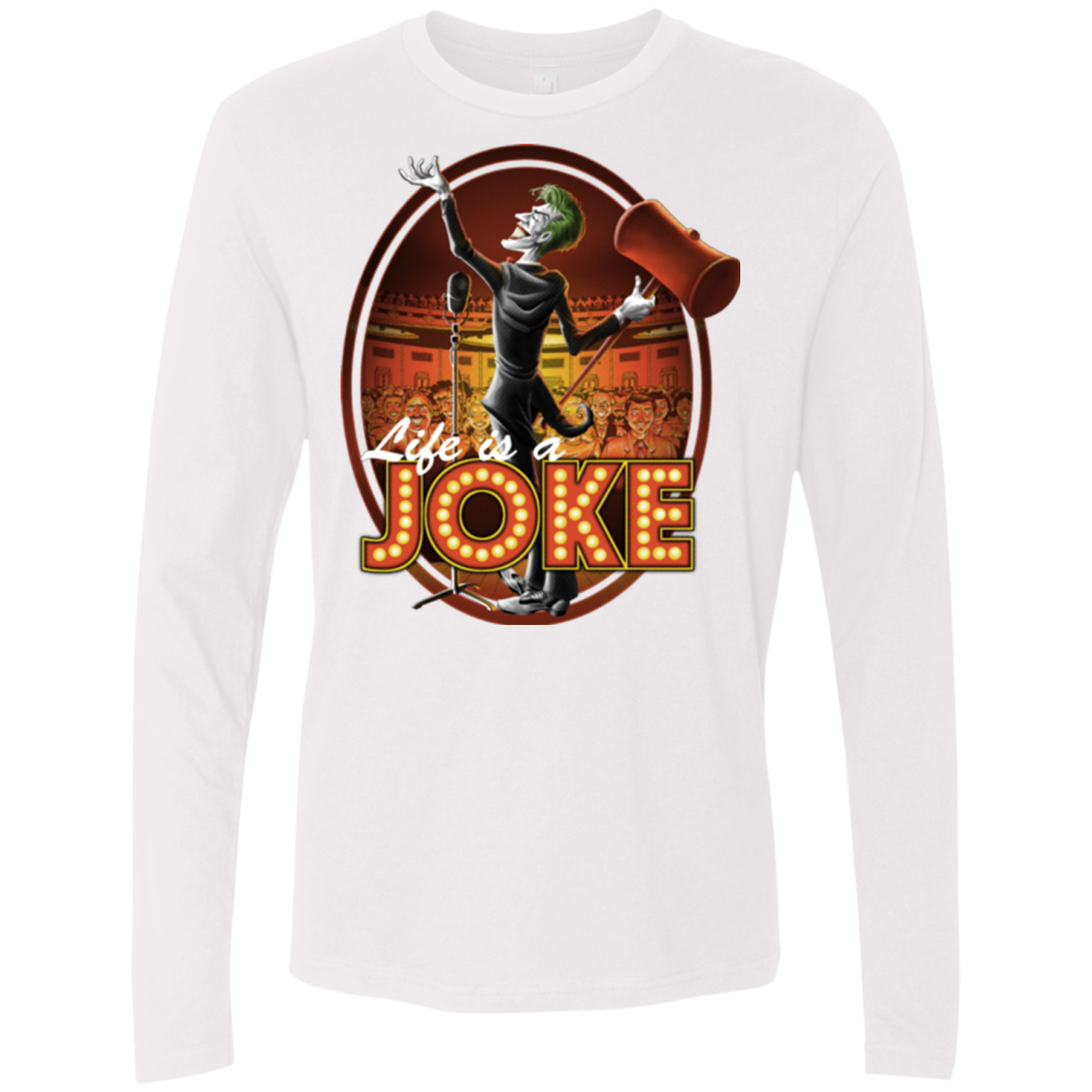 Life Is A Joke Men's Premium Long Sleeve