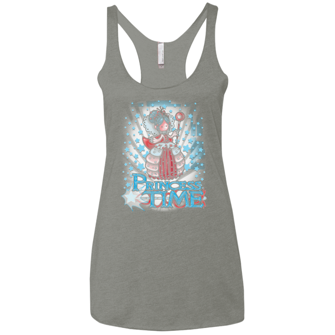Princess Time Vanellope Women's Triblend Racerback Tank