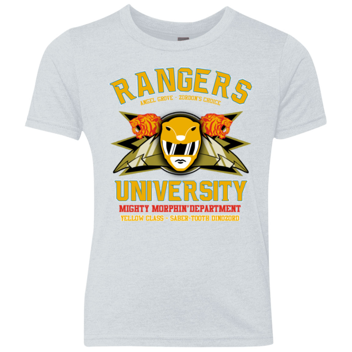 Rangers U Yellow Ranger Youth Triblend T-Shirt