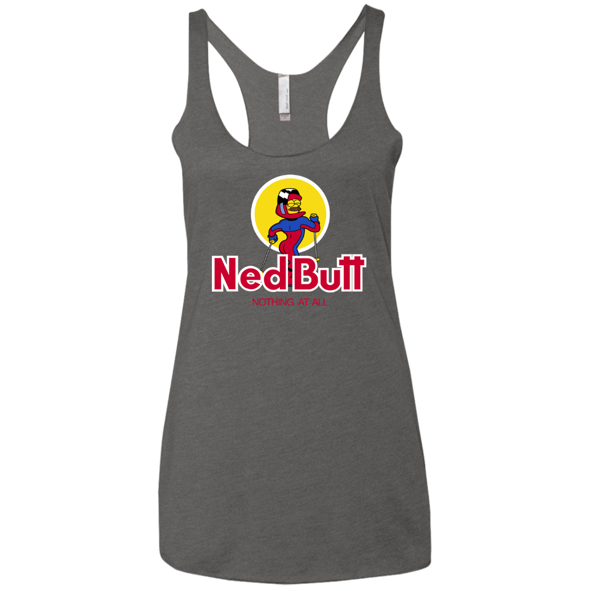 Ned Butt Women's Triblend Racerback Tank