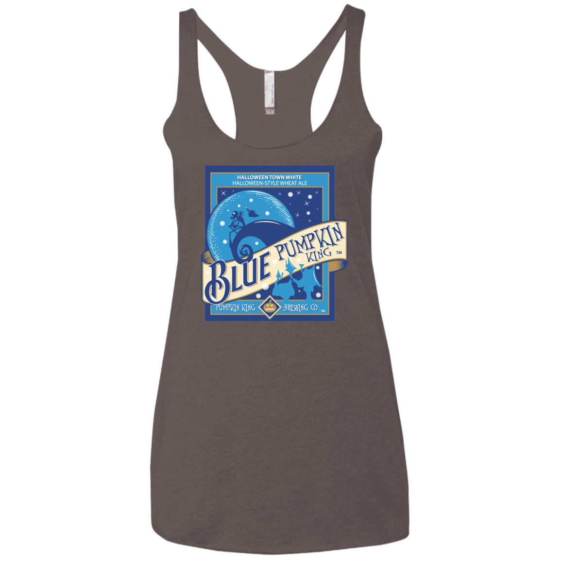 Blue Pumpkin King Women's Triblend Racerback Tank