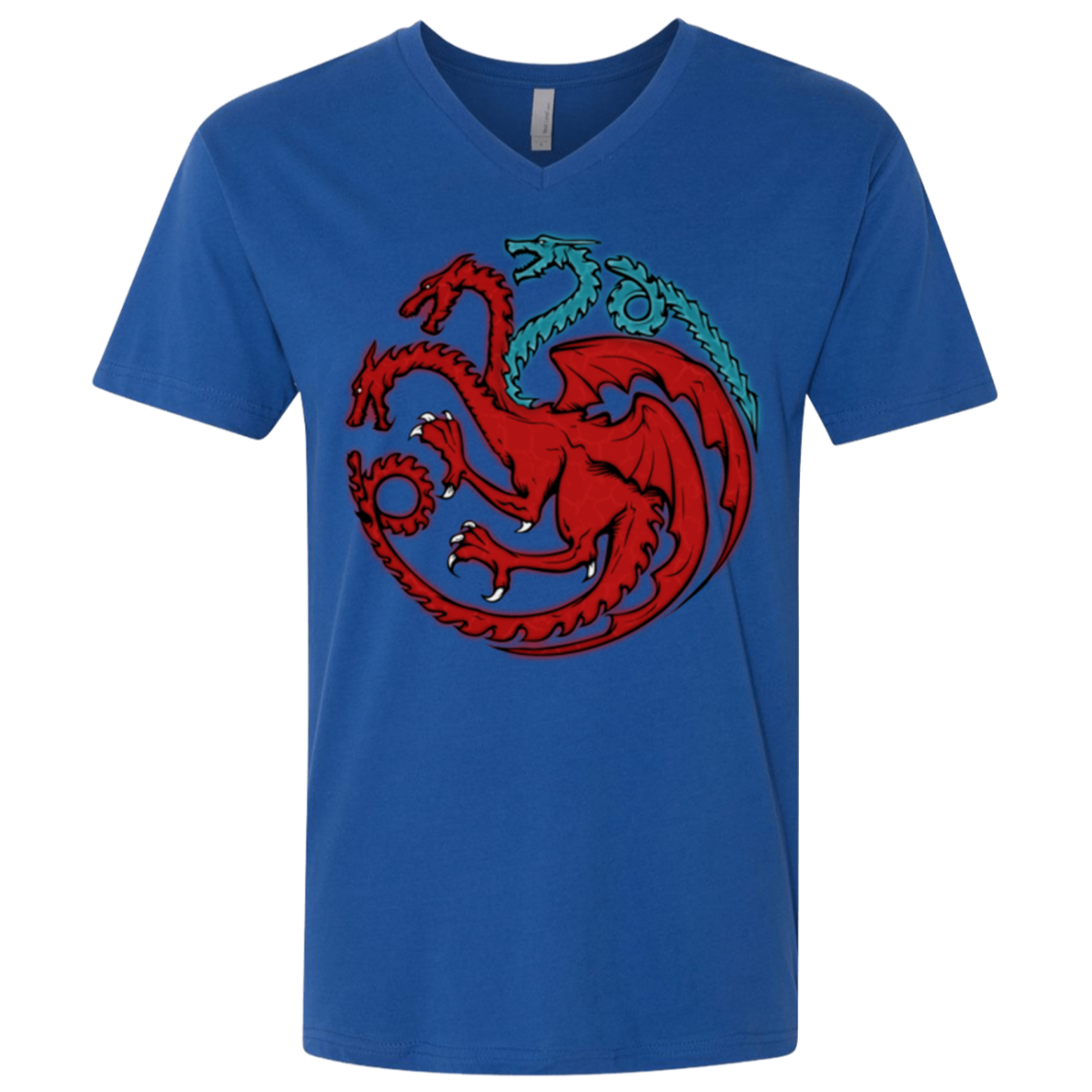 Trinity of fire and ice V2 Men's Premium V-Neck