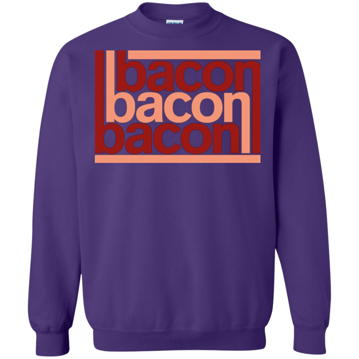 Bacon-Bacon-Bacon Crewneck Sweatshirt