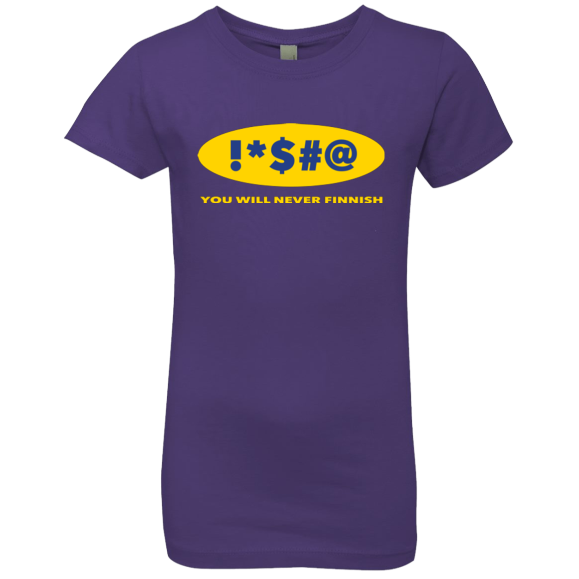 Swearing Never Finnish Girls Premium T-Shirt