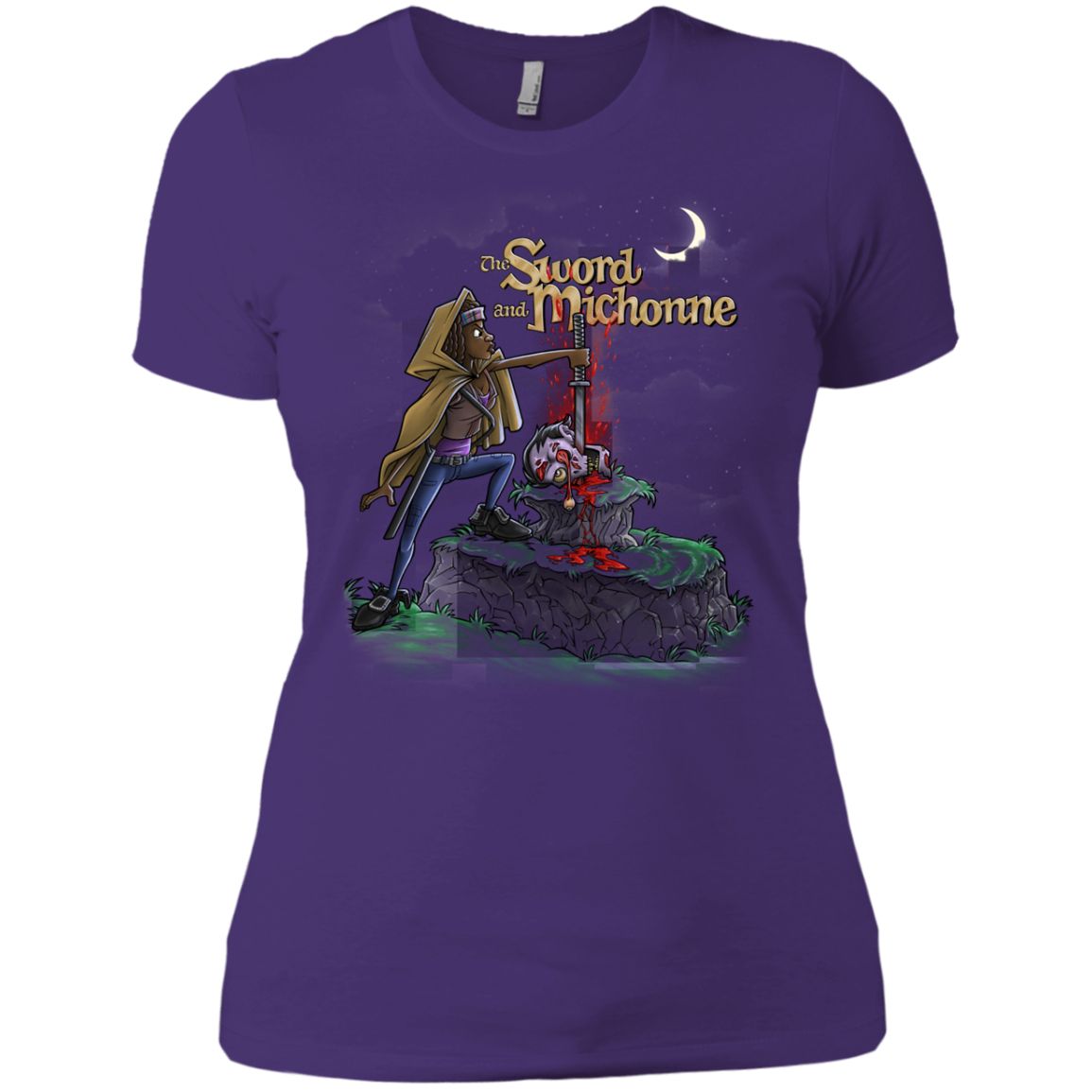 The Sword and Michonne Women's Premium T-Shirt