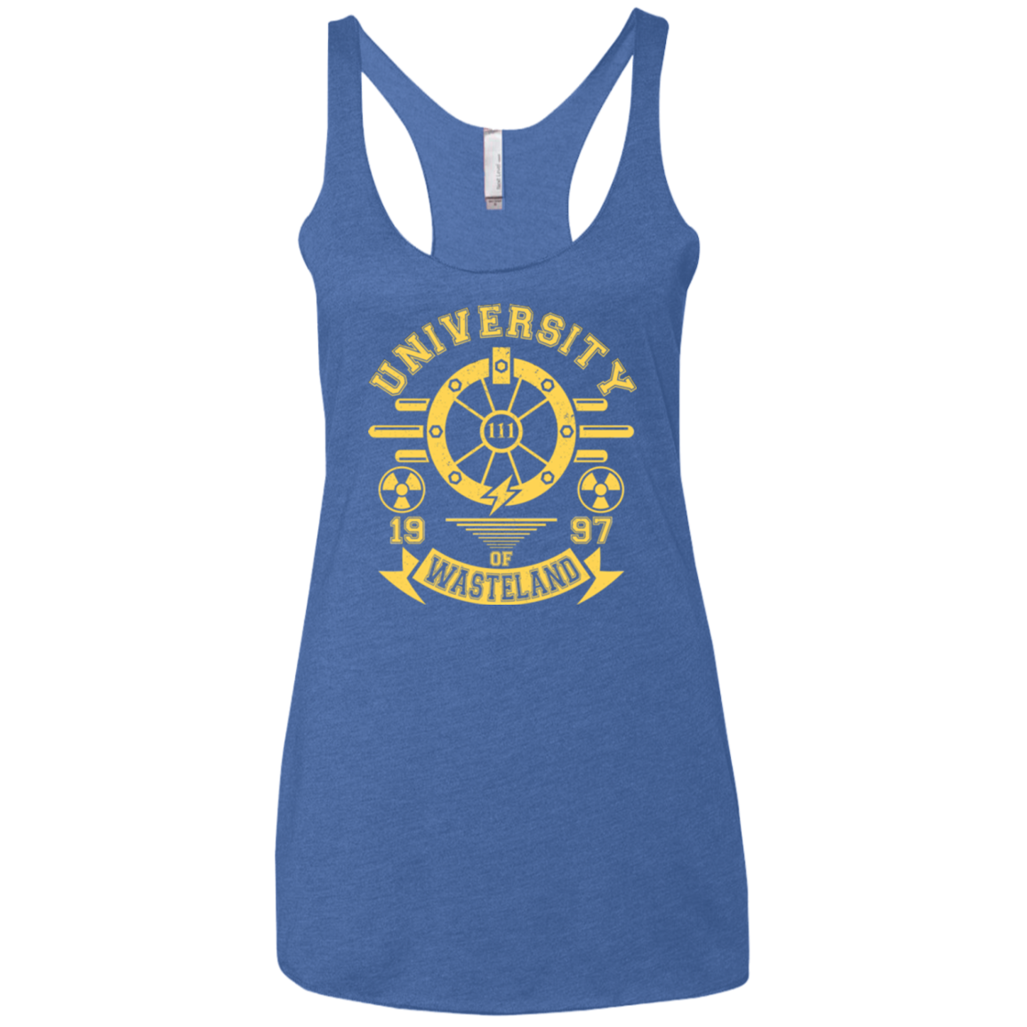 University of Wasteland Women's Triblend Racerback Tank