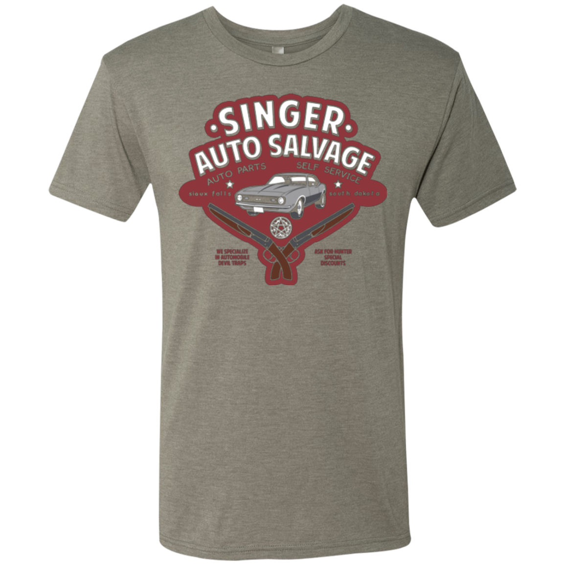 Singer Auto Salvage Men's Triblend T-Shirt