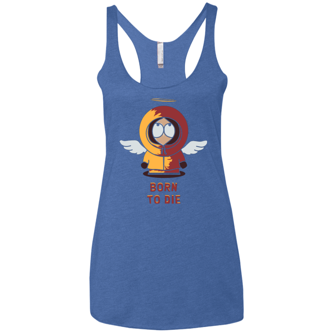 BORN TO DIE Women's Triblend Racerback Tank