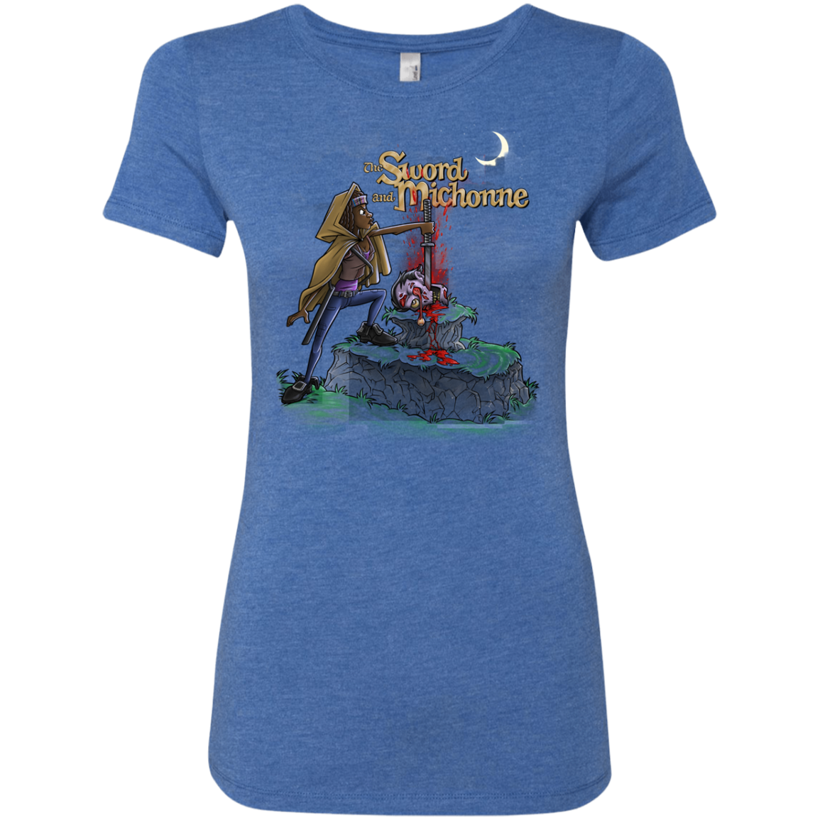 The Sword and Michonne Women's Triblend T-Shirt
