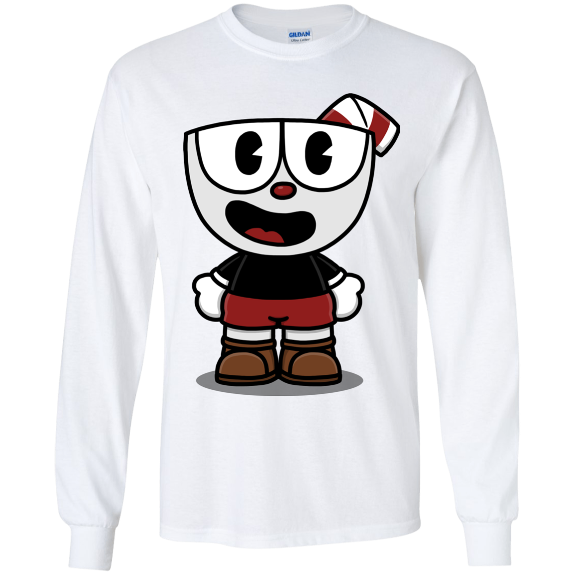Hello Cuphead Youth Long Sleeve T-Shirt