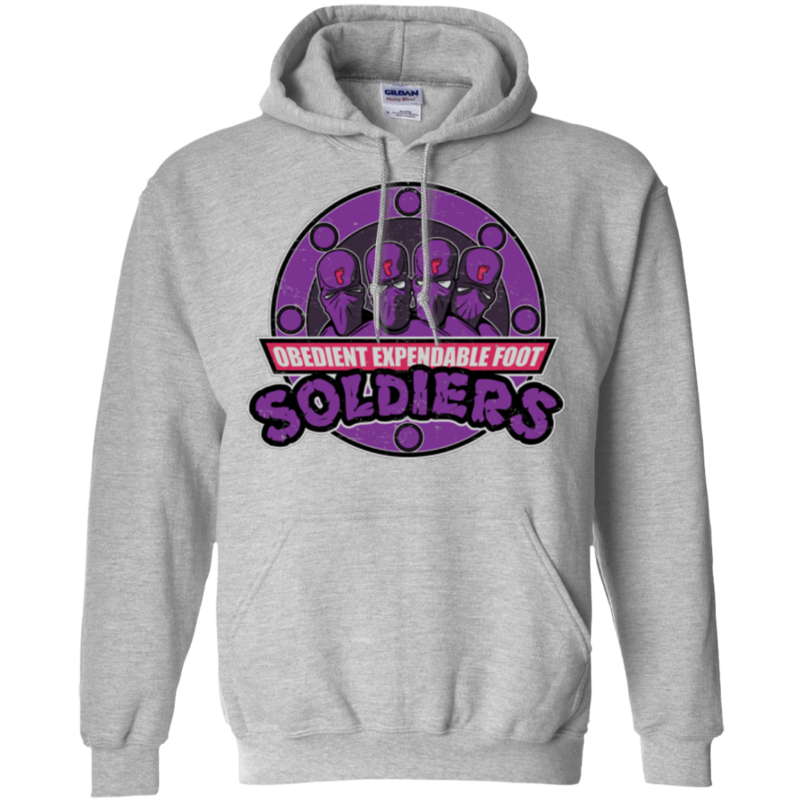 OBEDIENT EXPENDABLE FOOT SOLDIERS Pullover Hoodie
