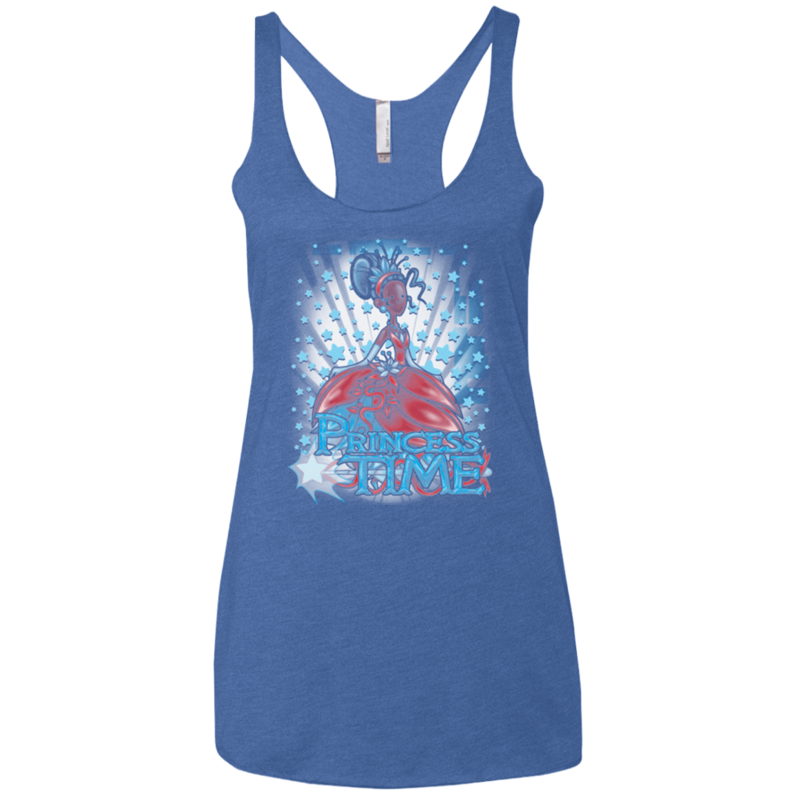 Princess Time Tiana Women's Triblend Racerback Tank