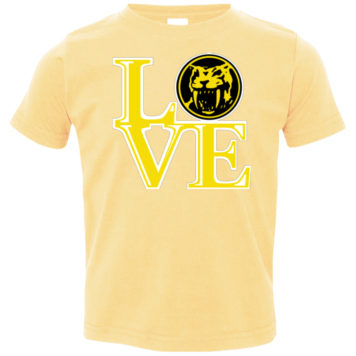 Yellow Ranger LOVE Toddler Premium T-Shirt