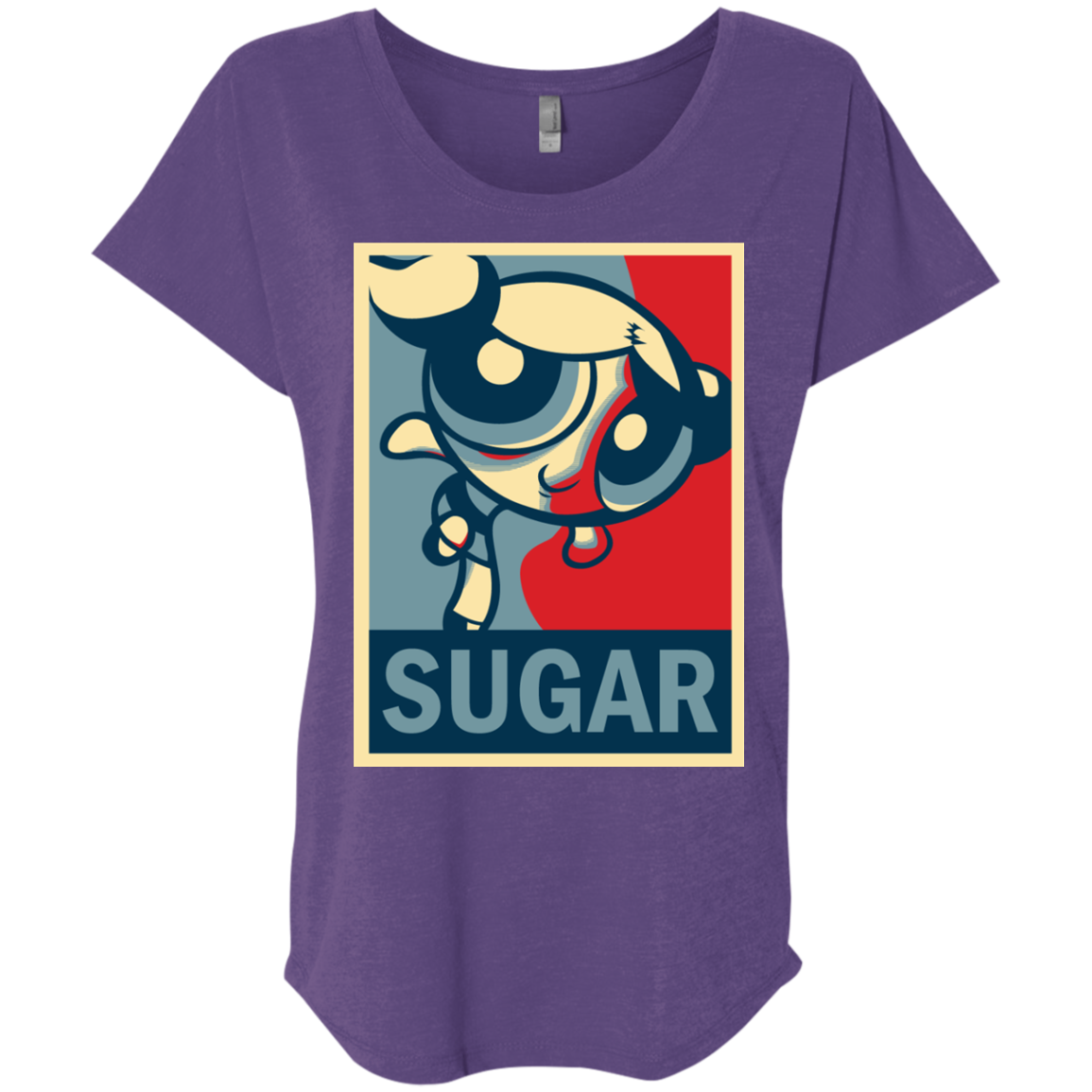 Sugar Powerpuff Triblend Dolman Sleeve