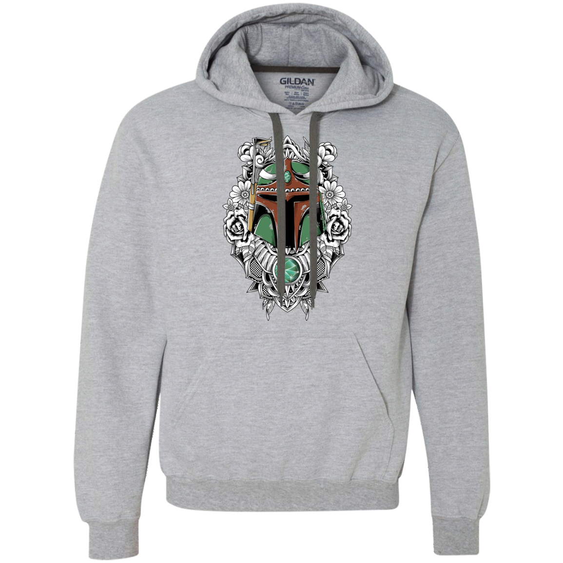 Mandalorian Warrior Premium Fleece Hoodie