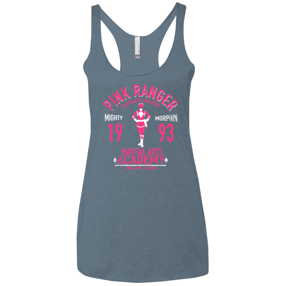 Pterodactyl Ranger Women's Triblend Racerback Tank