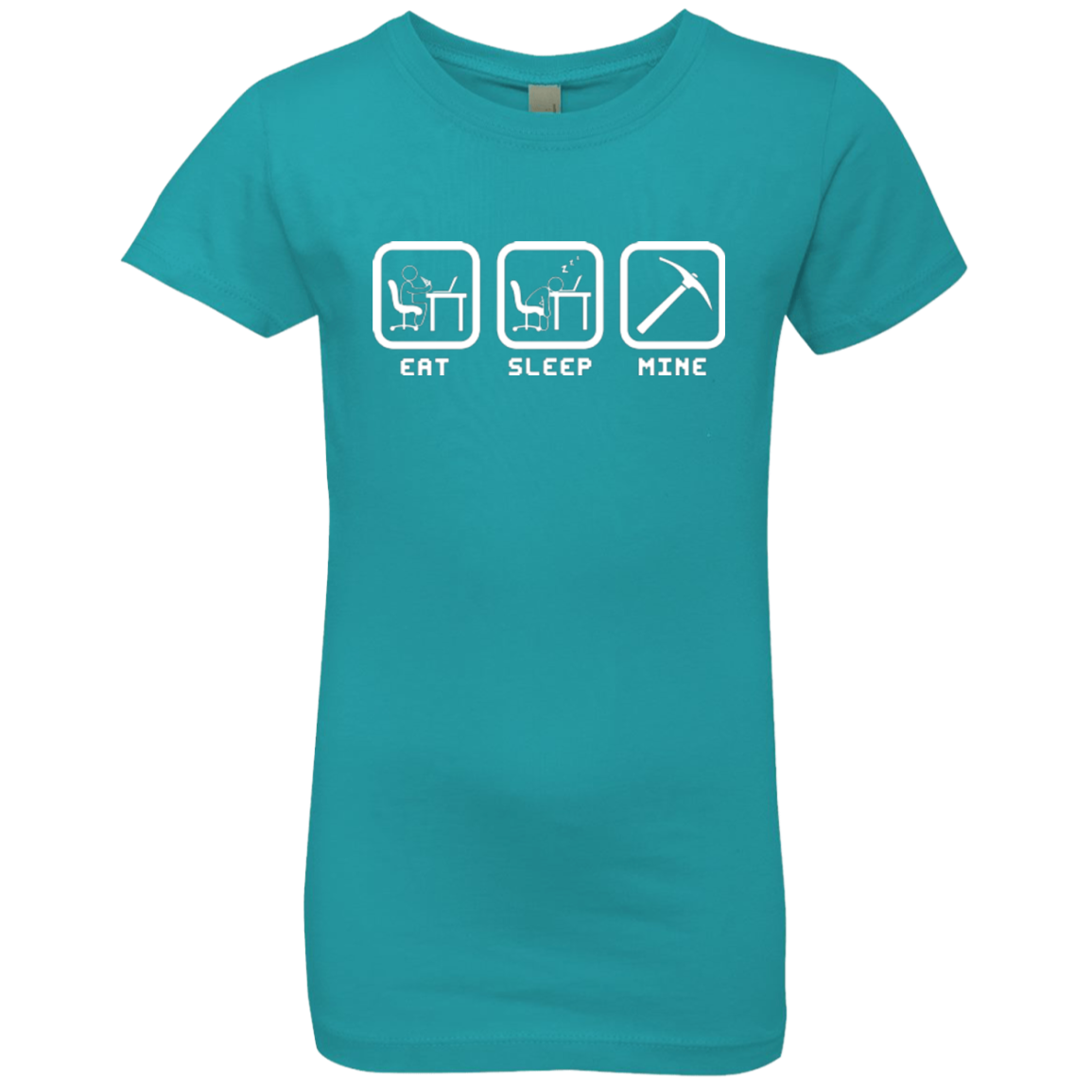 Eat Sleep Mine Girls Premium T-Shirt