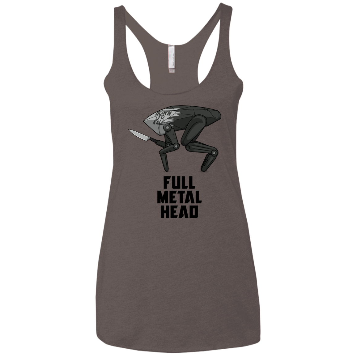 Full Metal Head Women's Triblend Racerback Tank