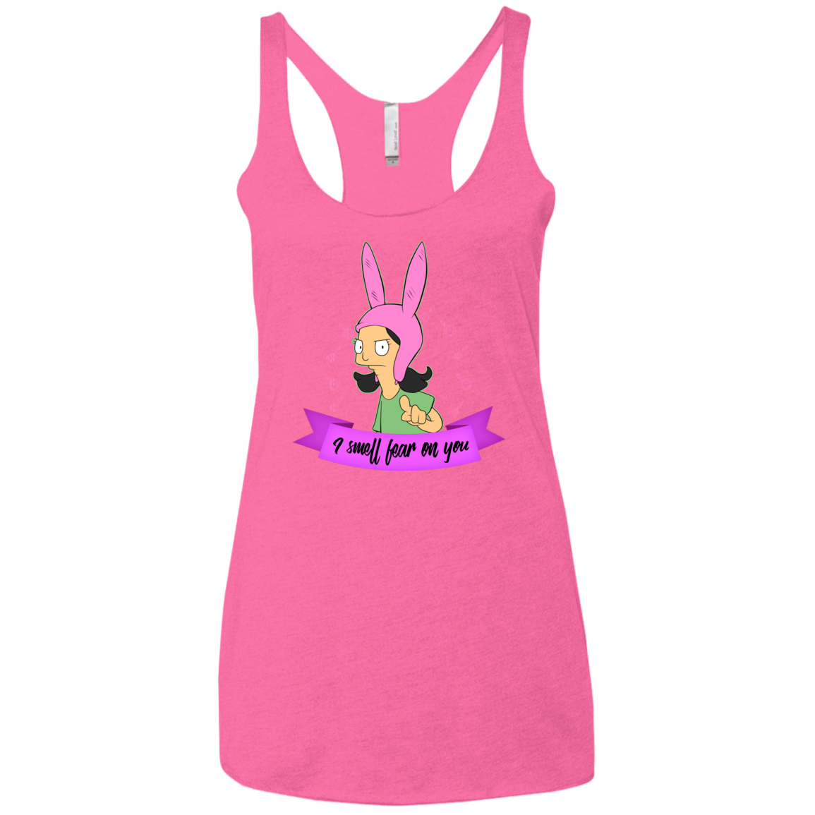 Louise Smell Fear Women's Triblend Racerback Tank