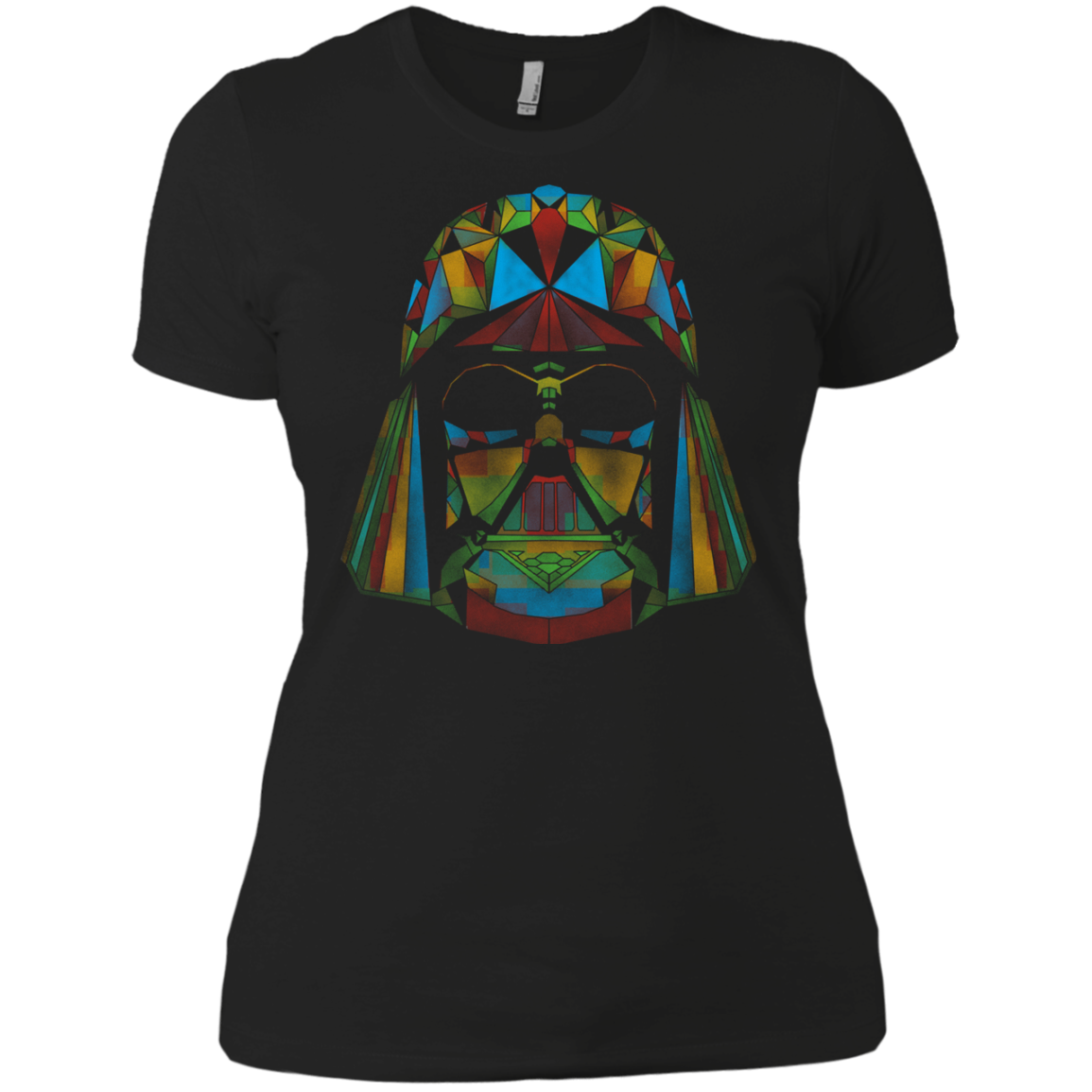 Kharmazero dark side of the polygons on black Women's Premium T-Shirt