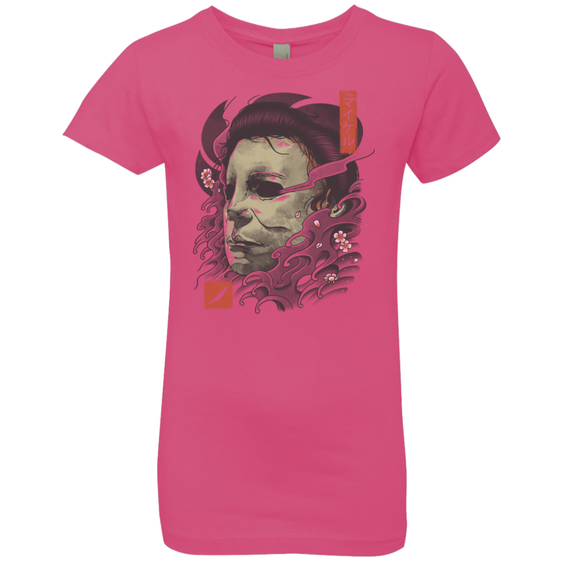 Oni Slasher Mask Girls Premium T-Shirt