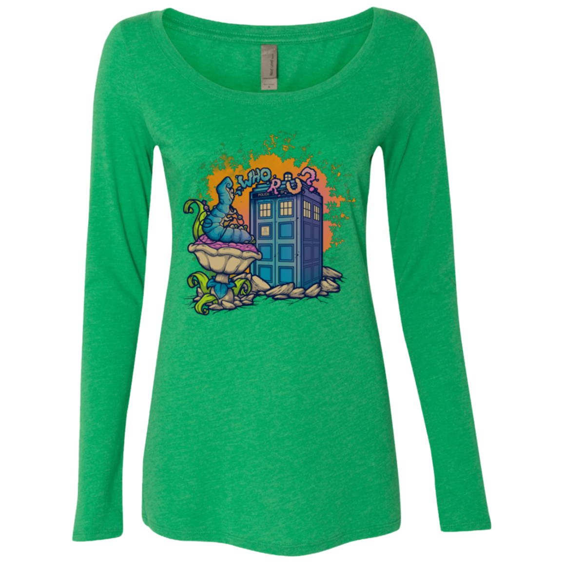 WHO R U 2 Women's Triblend Long Sleeve Shirt