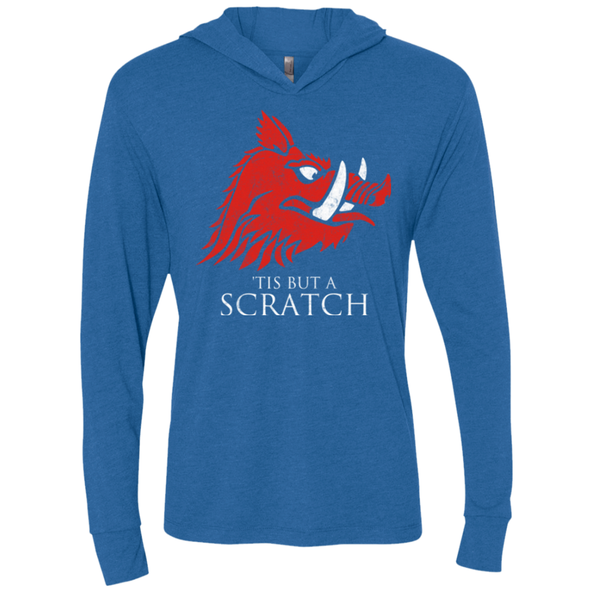 House Scratch Triblend Long Sleeve Hoodie Tee