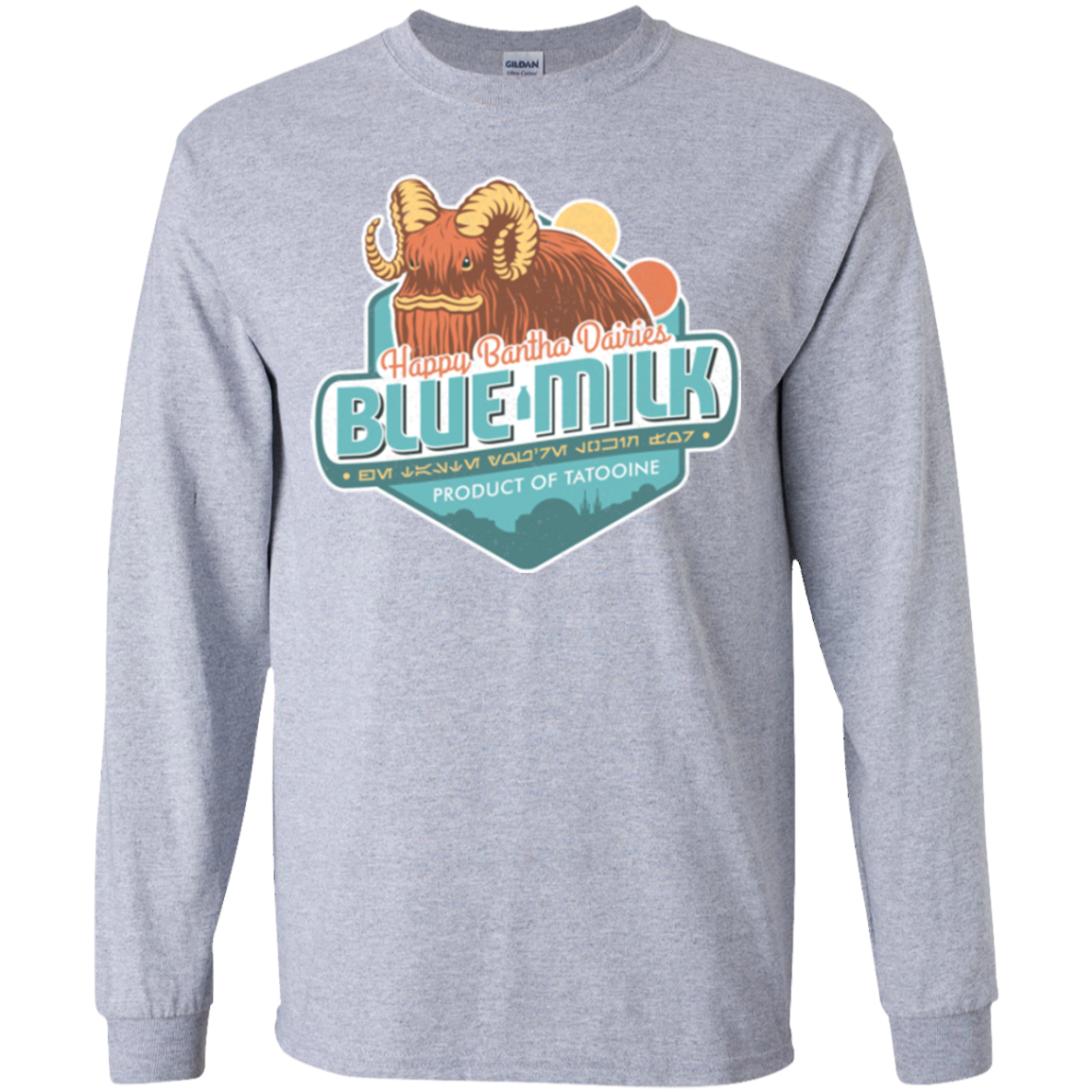 Blue Milk Youth Long Sleeve T-Shirt