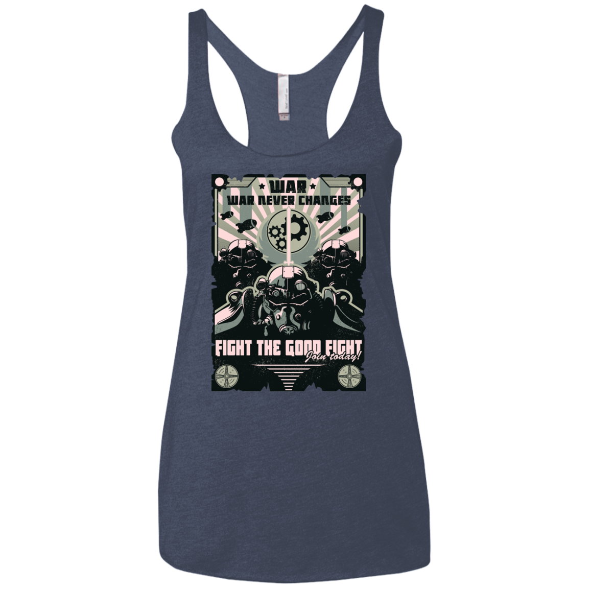 War Never Changes Women's Triblend Racerback Tank