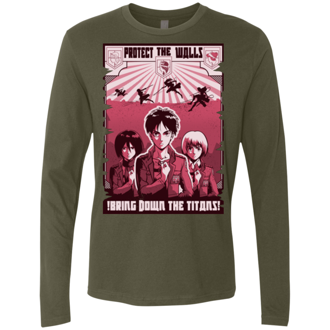 Protect the Walls Men's Premium Long Sleeve