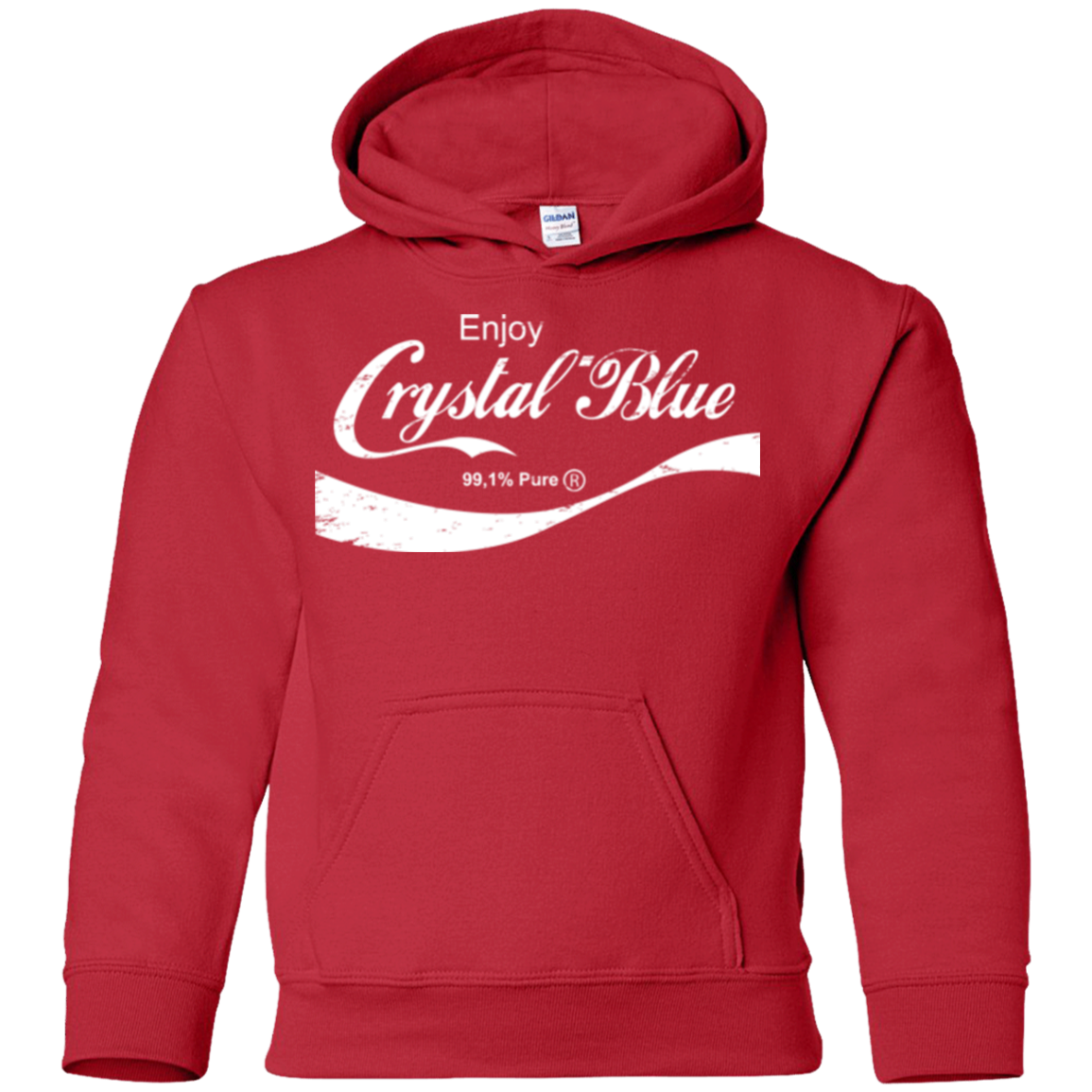 Crystal Blue Coke Youth Hoodie