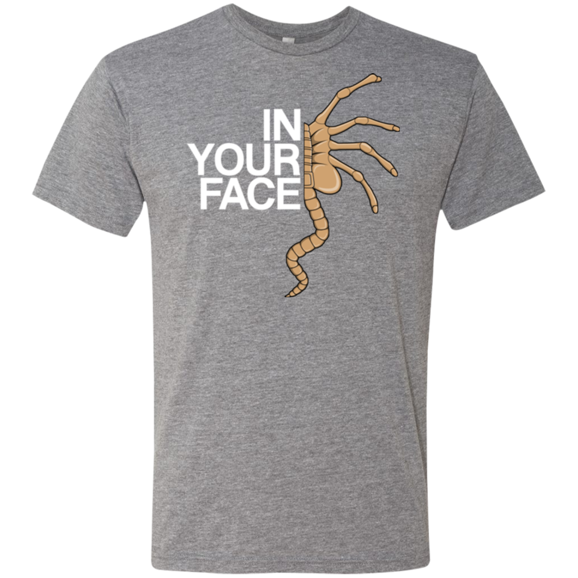 IN YOUR FACE Men's Triblend T-Shirt