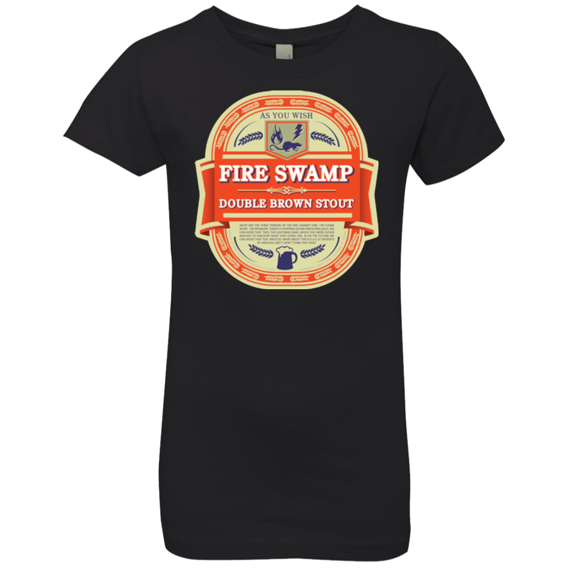 Fire Swamp Ale Girls Premium T-Shirt