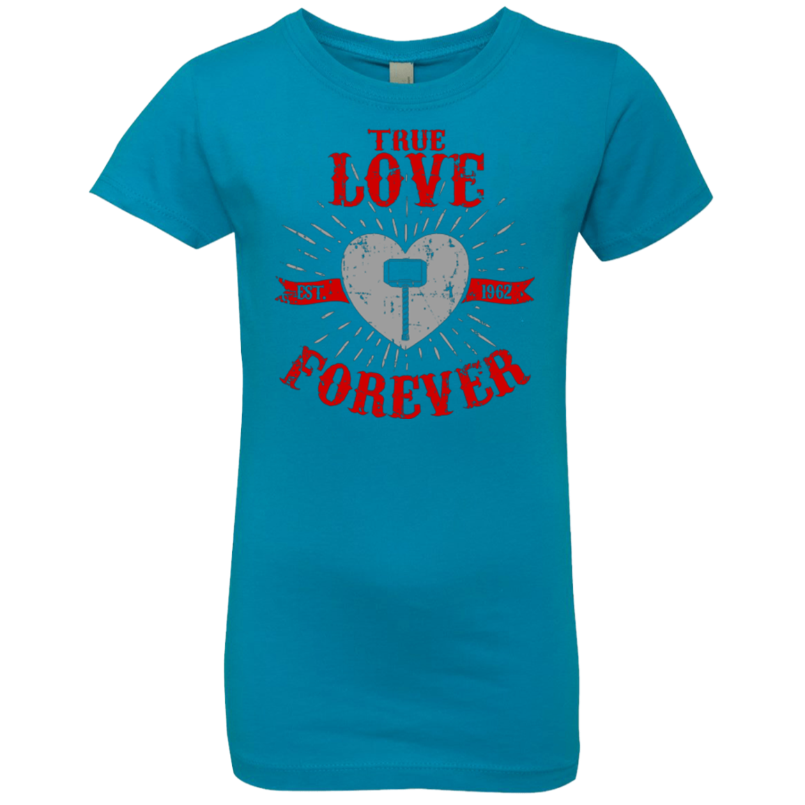 True Love Forever God Thunder Girls Premium T-Shirt