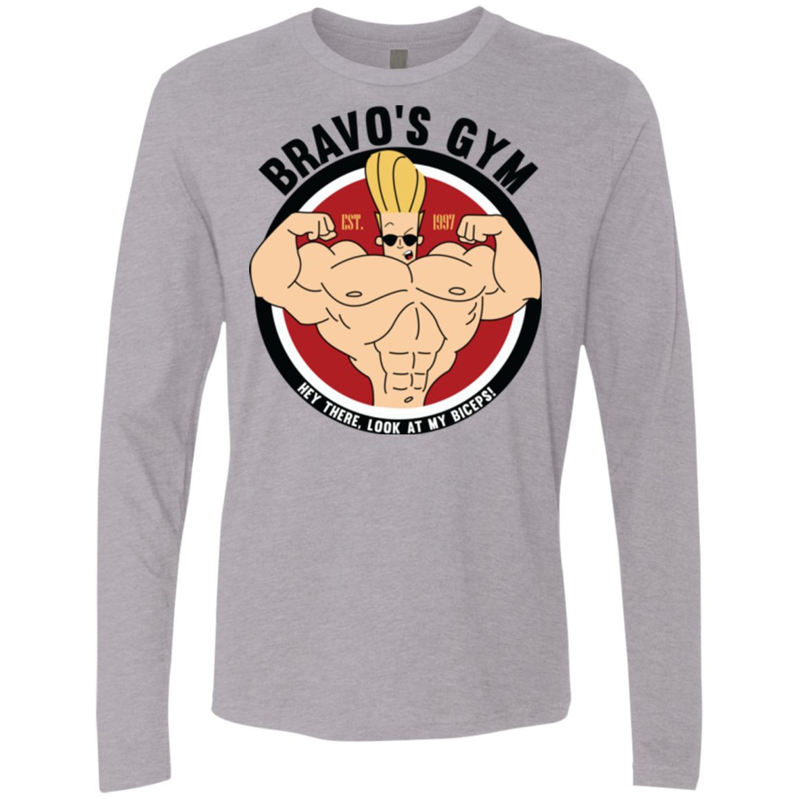 Bravo's Gym Men's Premium Long Sleeve