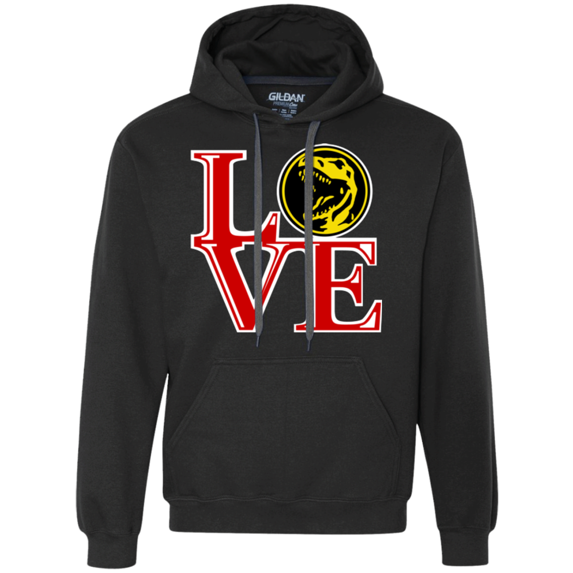 Red Ranger LOVE Premium Fleece Hoodie