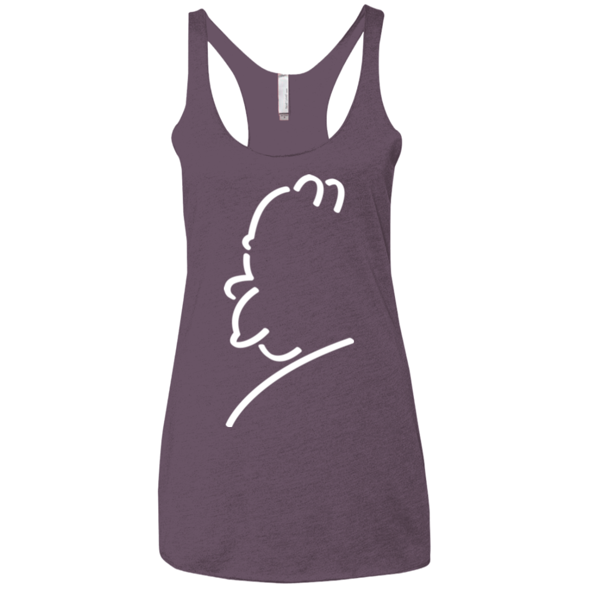 Sir Alfred J Women's Triblend Racerback Tank