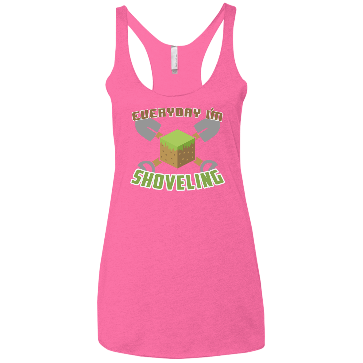 Everyday Shoveling Women's Triblend Racerback Tank