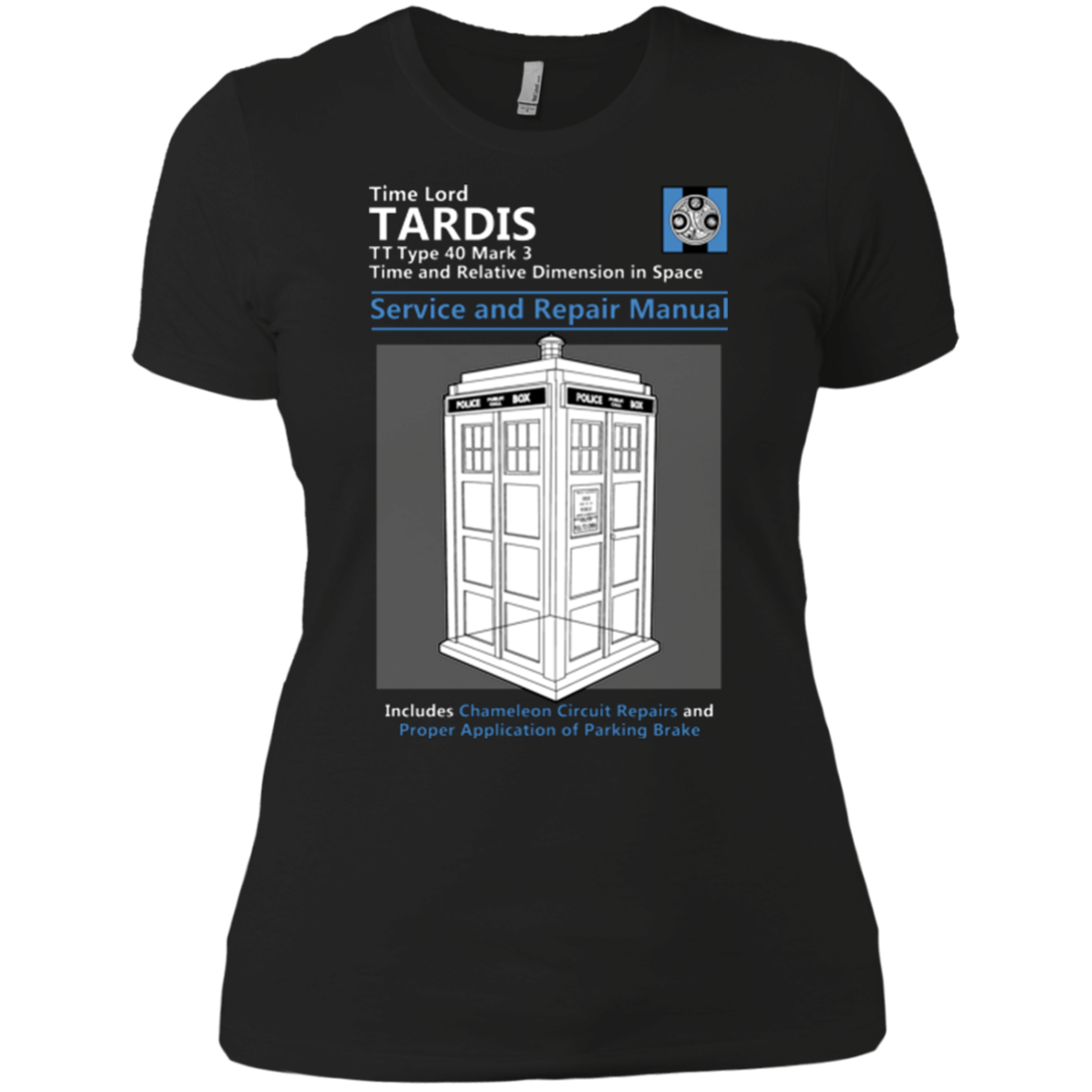 TARDIS SERVICE AND REPAIR MANUAL Women's Premium T-Shirt
