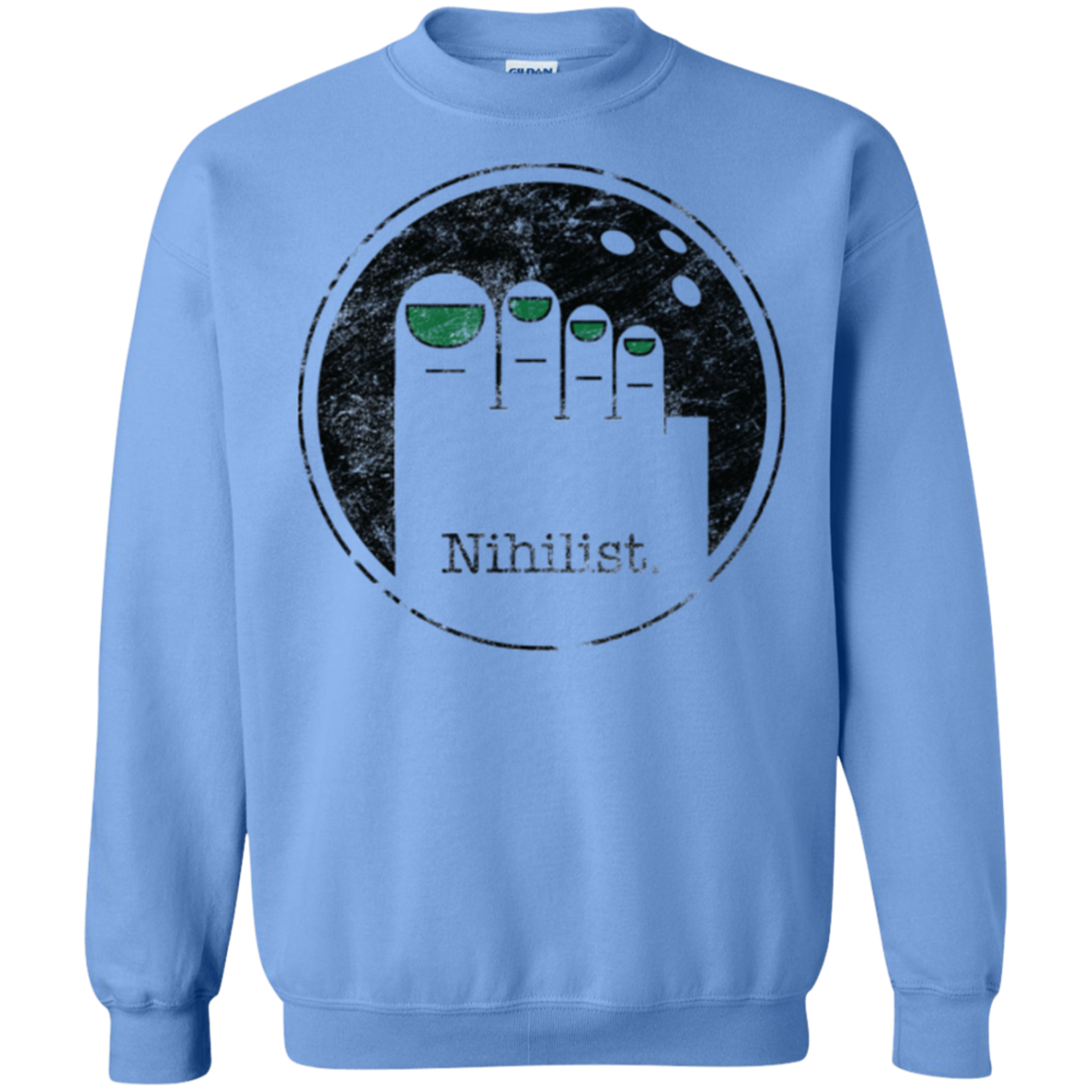 Minimalist Nihilist Crewneck Sweatshirt