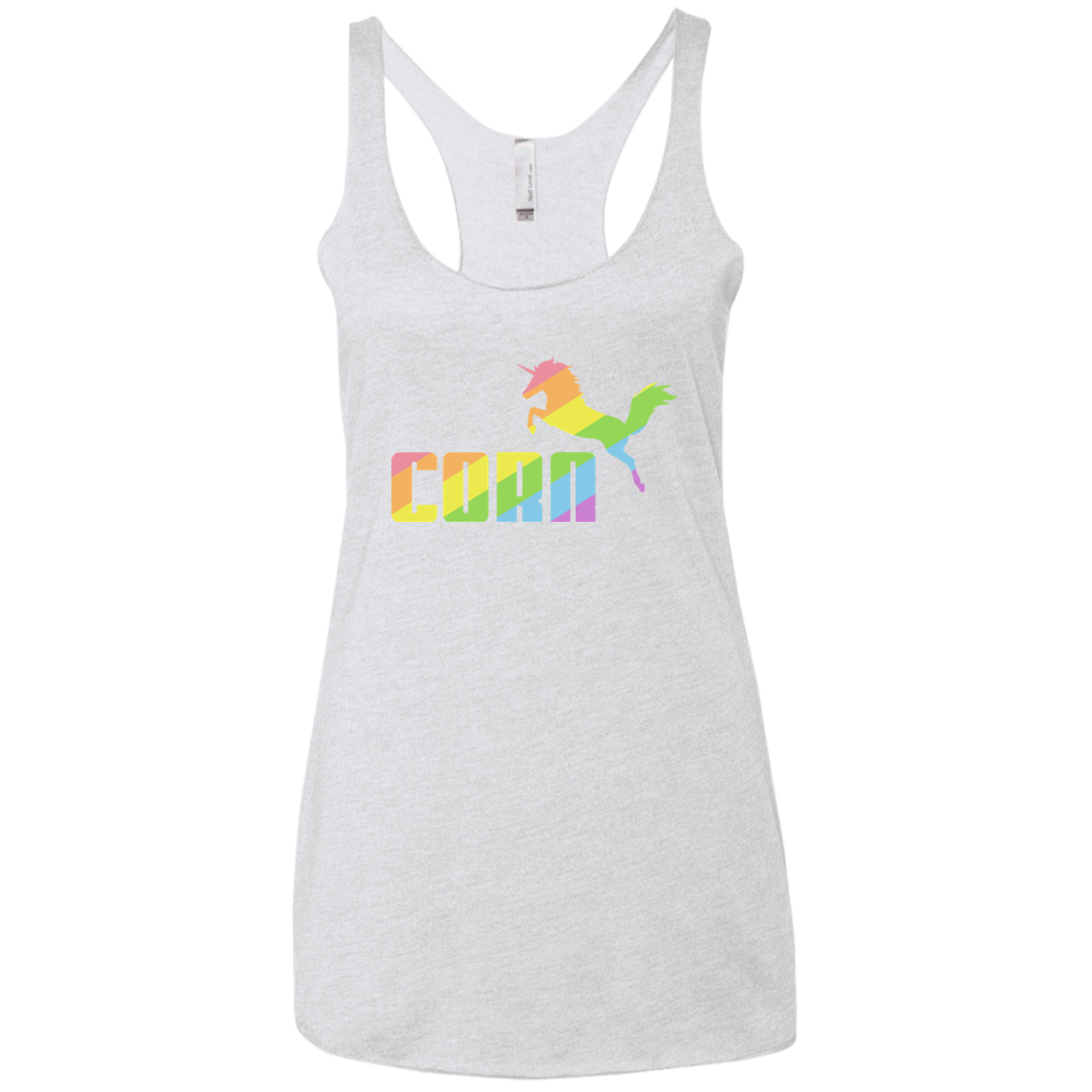 Corn Women's Triblend Racerback Tank