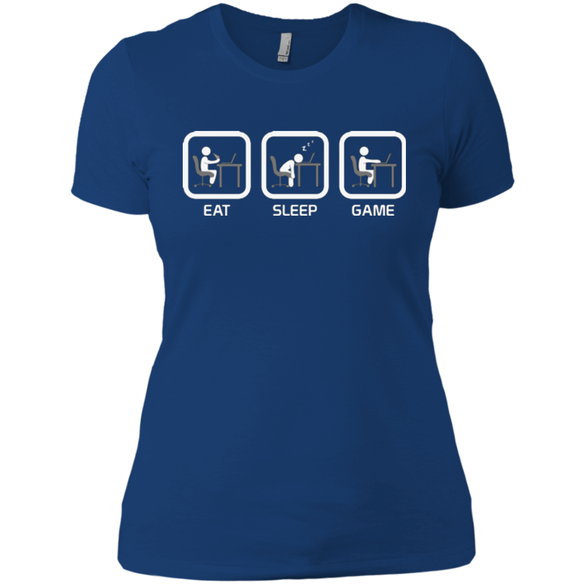 Eat Sleep Game PC Women's Premium T-Shirt