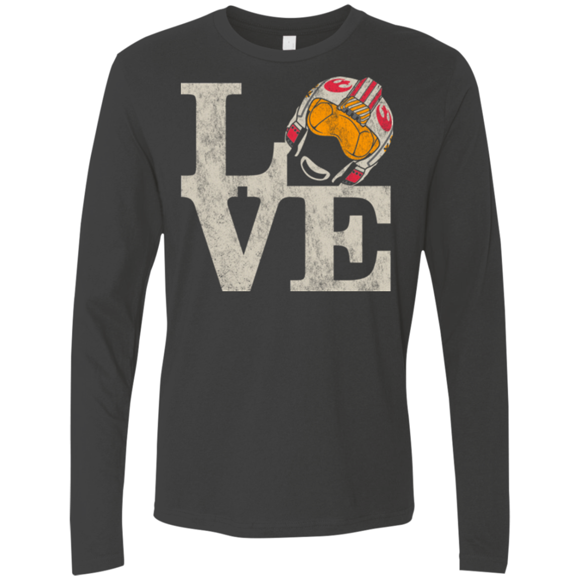 LOVE Rebel Pilot Men's Premium Long Sleeve