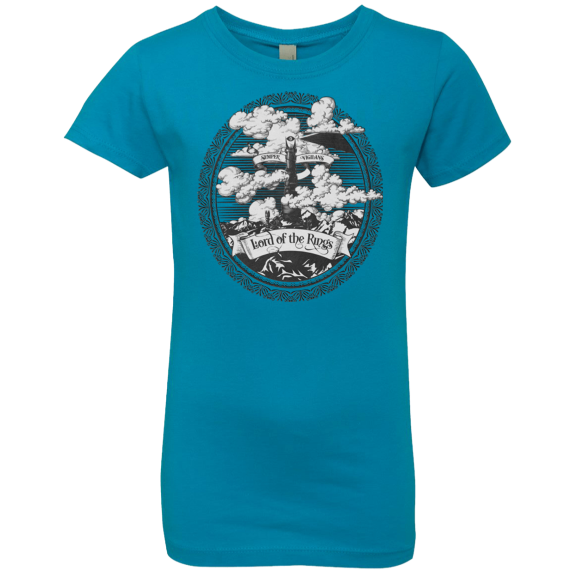 Vintage Mordor Tower Girls Premium T-Shirt