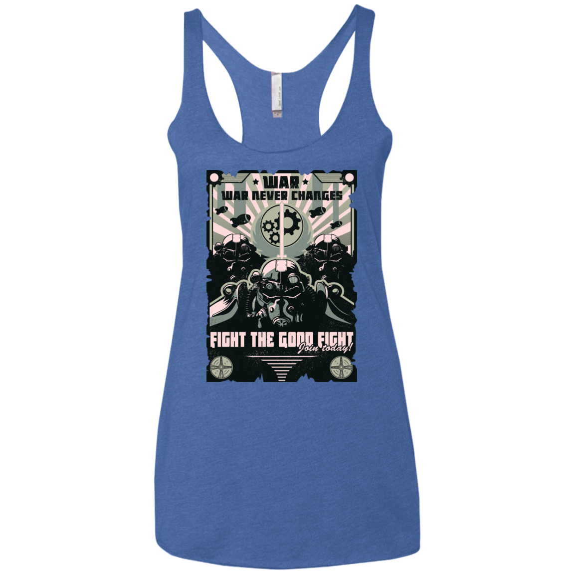 War Never Changes Women's Triblend Racerback Tank