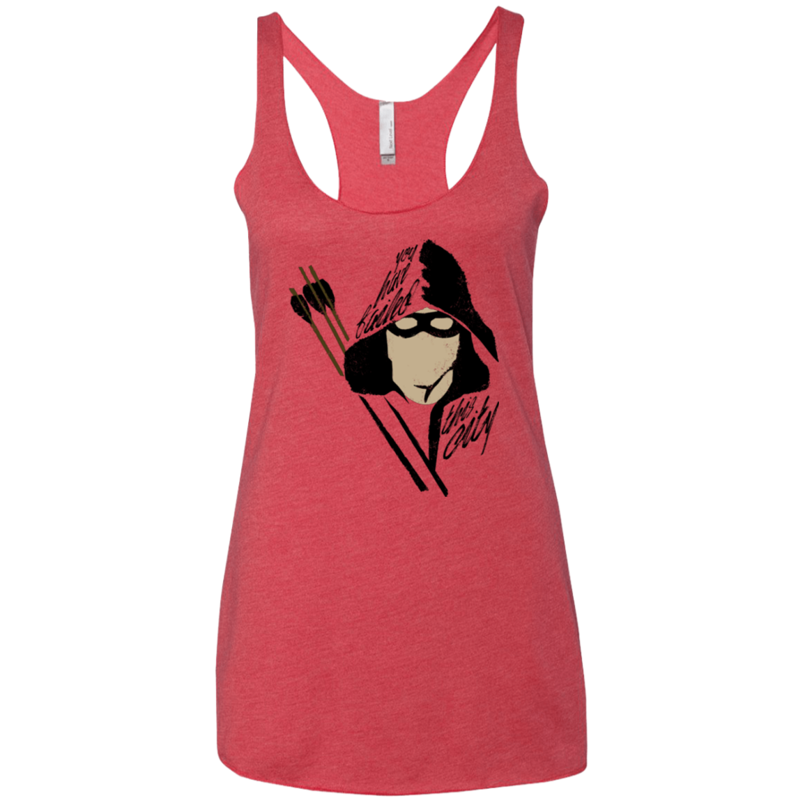 Green Archer Women's Triblend Racerback Tank