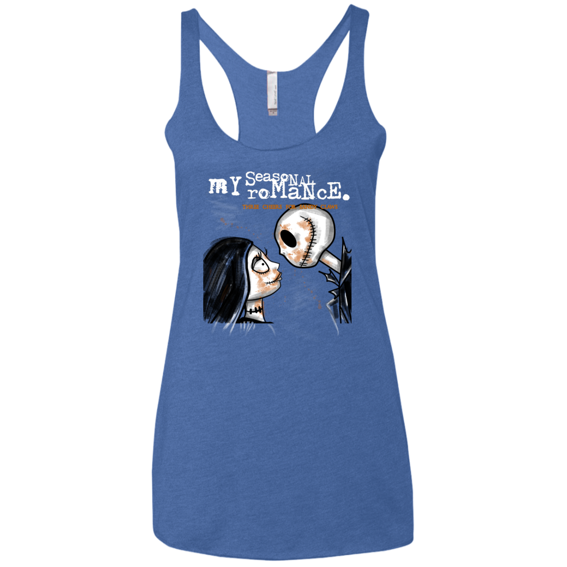 MY SEASONAL ROMANCE Women's Triblend Racerback Tank
